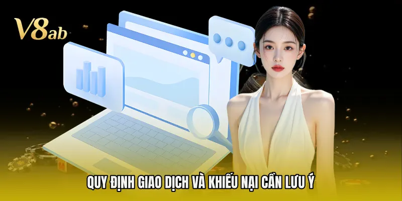 Quy định giao dịch và khiếu nại cần lưu ý